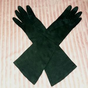 COPY - Vintage Alexander Black Long Gloves